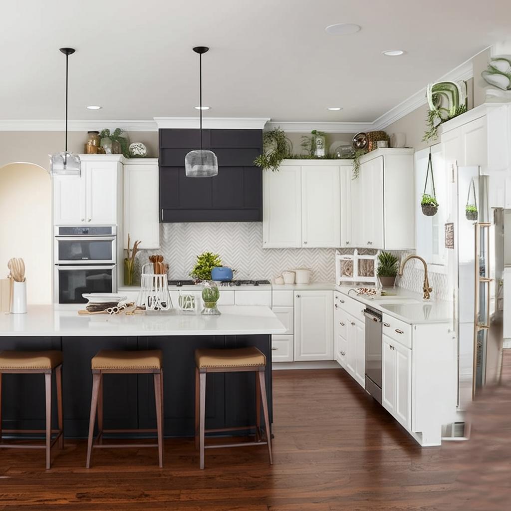 Hampton Bay Hampton 12 in. W x 12 in. D x 42 in. H Assembled Wall Kitchen Cabinet in Satin White