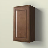 Hampton Bay Hampton 18 in. W x 12 in. D x 30 in. H Assembled Wall Kitchen Cabinet in Cognac