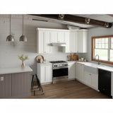 Hampton Bay Courtland Polar White Shaker Wall Kitchen Cabinet