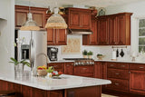 Hampton Bay Hampton 15 in. W x 12 in. D x 30 in. H Assembled Wall Kitchen Cabinet in Cognac