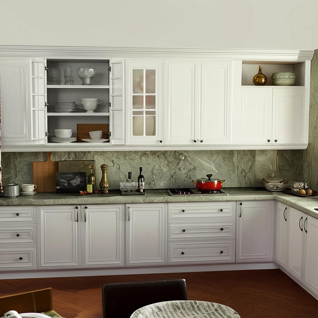 Hampton Bay Hampton 24 in. Satin White Wall Kitchen Cabinet