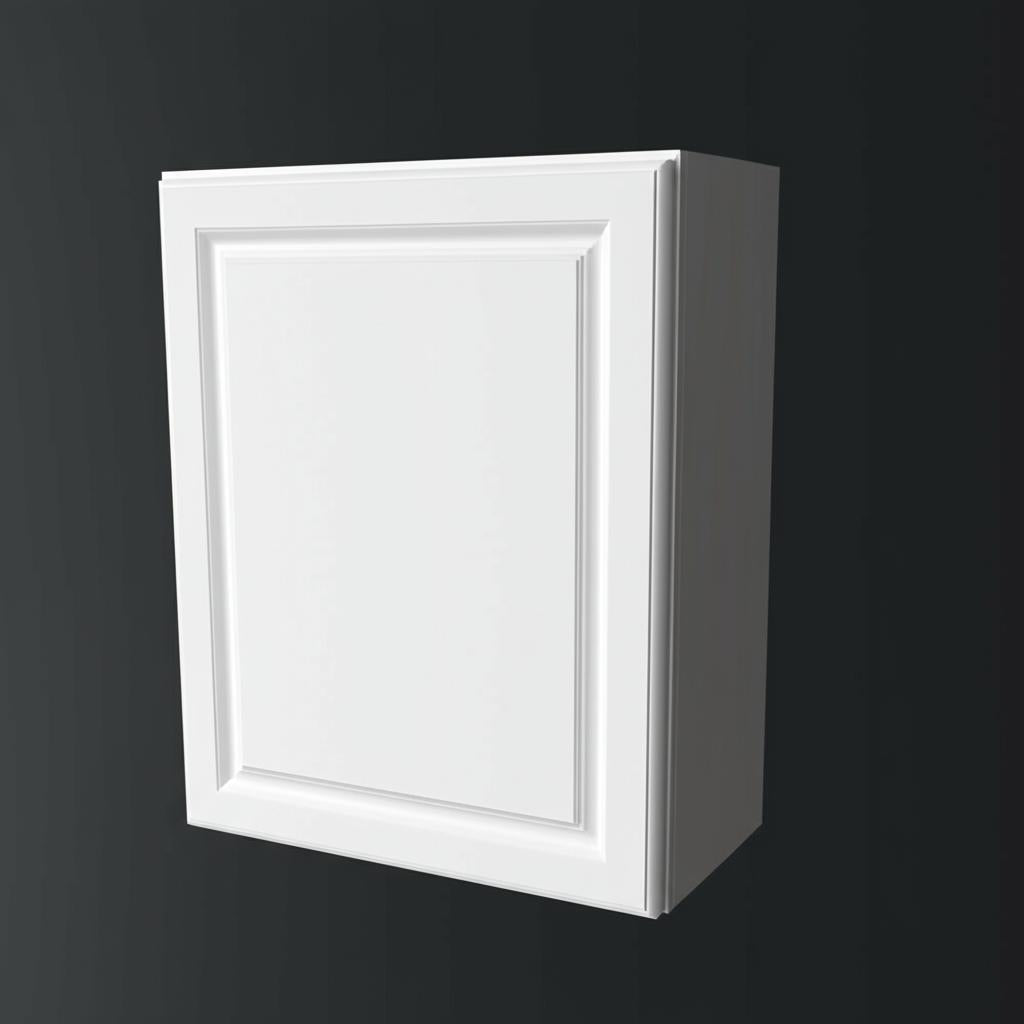 Hampton Bay Hampton 24 in. Satin White Wall Kitchen Cabinet