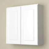 Hampton Bay Hampton 30" Wall Kitchen Cabinet in Satin White