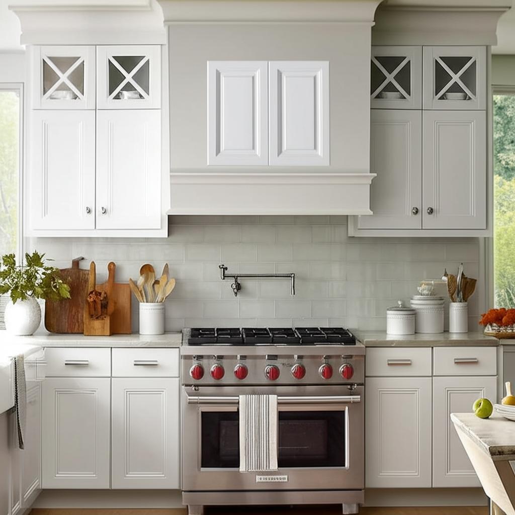 Hampton Bay Hampton 30" Wall Kitchen Cabinet in Satin White