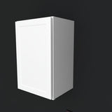 Hampton Bay Courtland 18 in. Polar White Shaker Wall Kitchen Cabinet