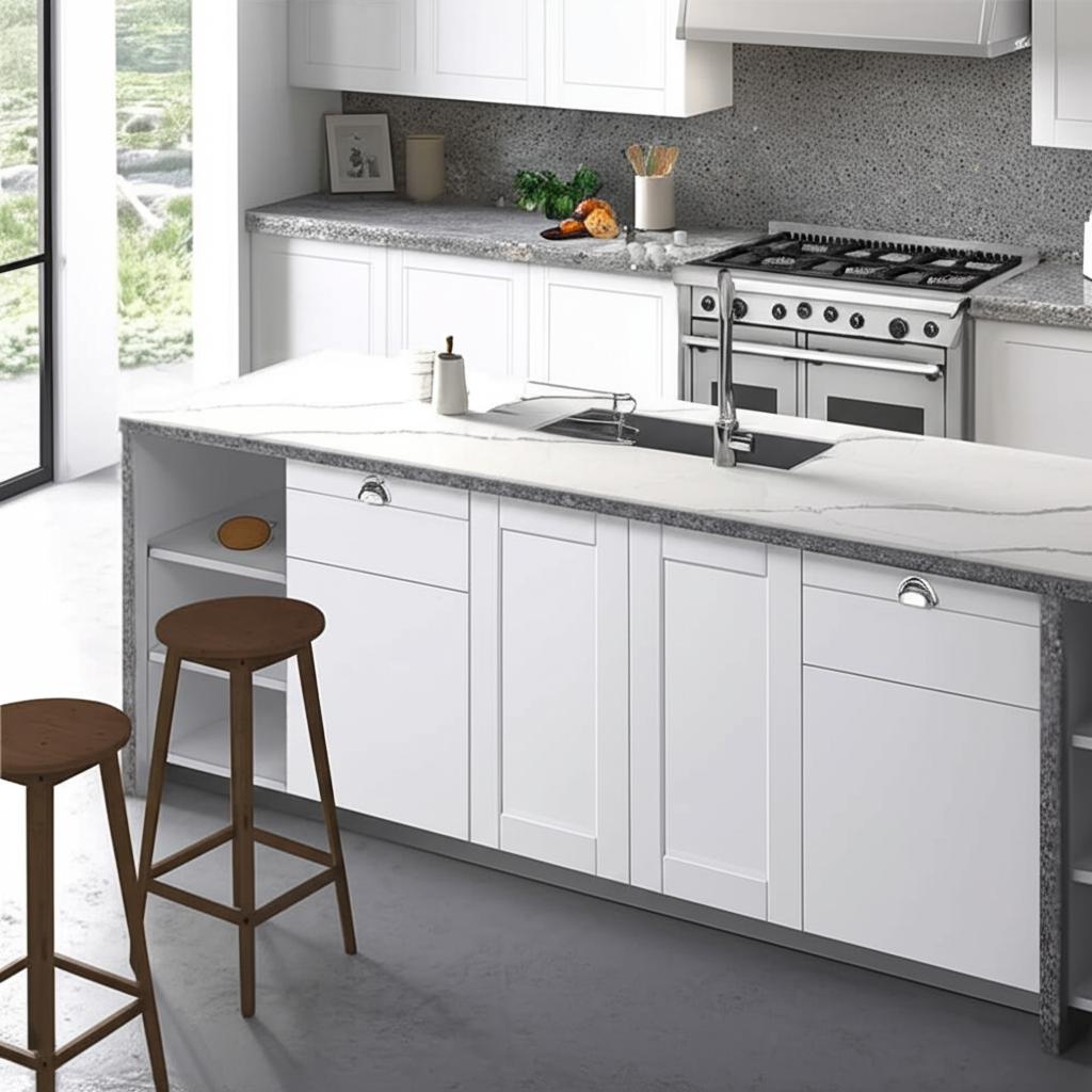 Hampton Bay Shaker 27 in. W x 12 in. D x 30 in. H Assembled Wall Kitchen Cabinet in Satin White