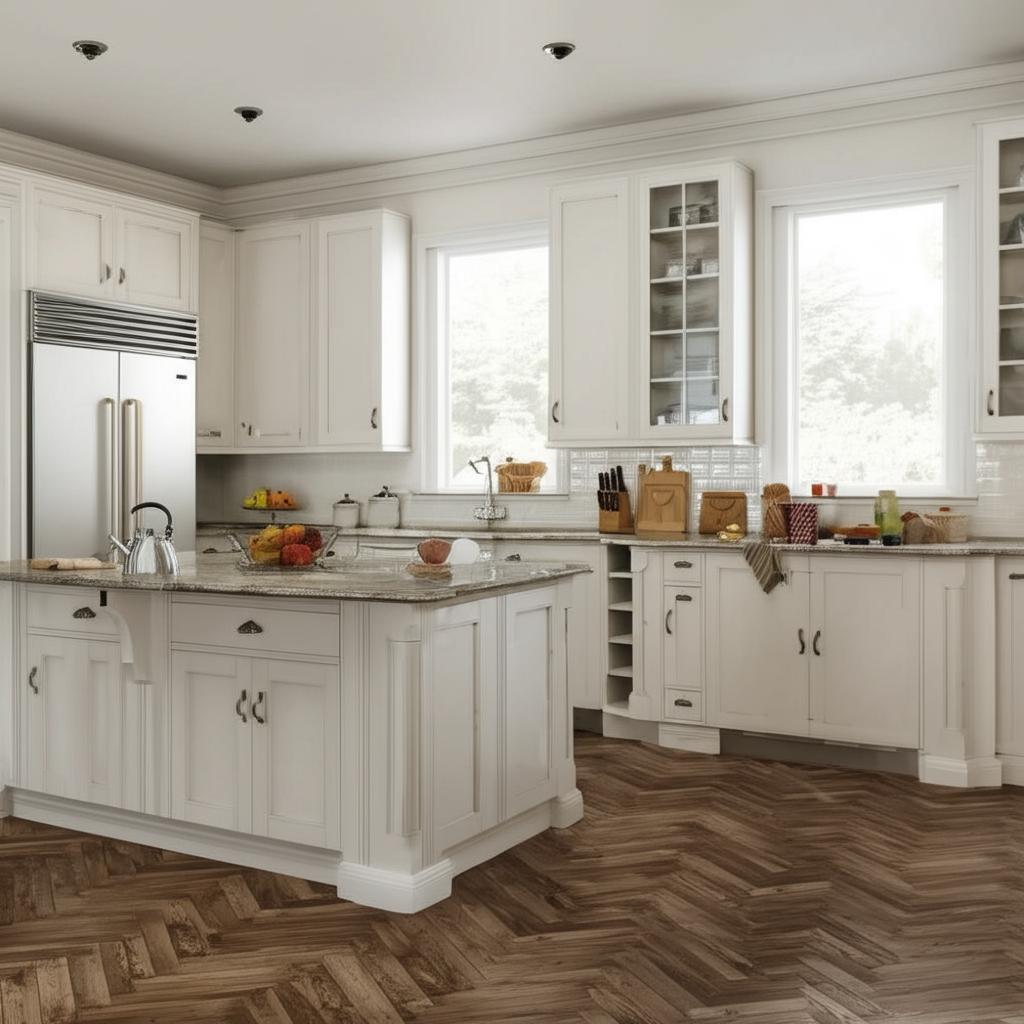 Hampton Bay Westfield Feather White Wall Kitchen Cabinet - 24x12x30