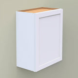 Hampton Bay Westfield Feather White Wall Kitchen Cabinet - 24x12x30