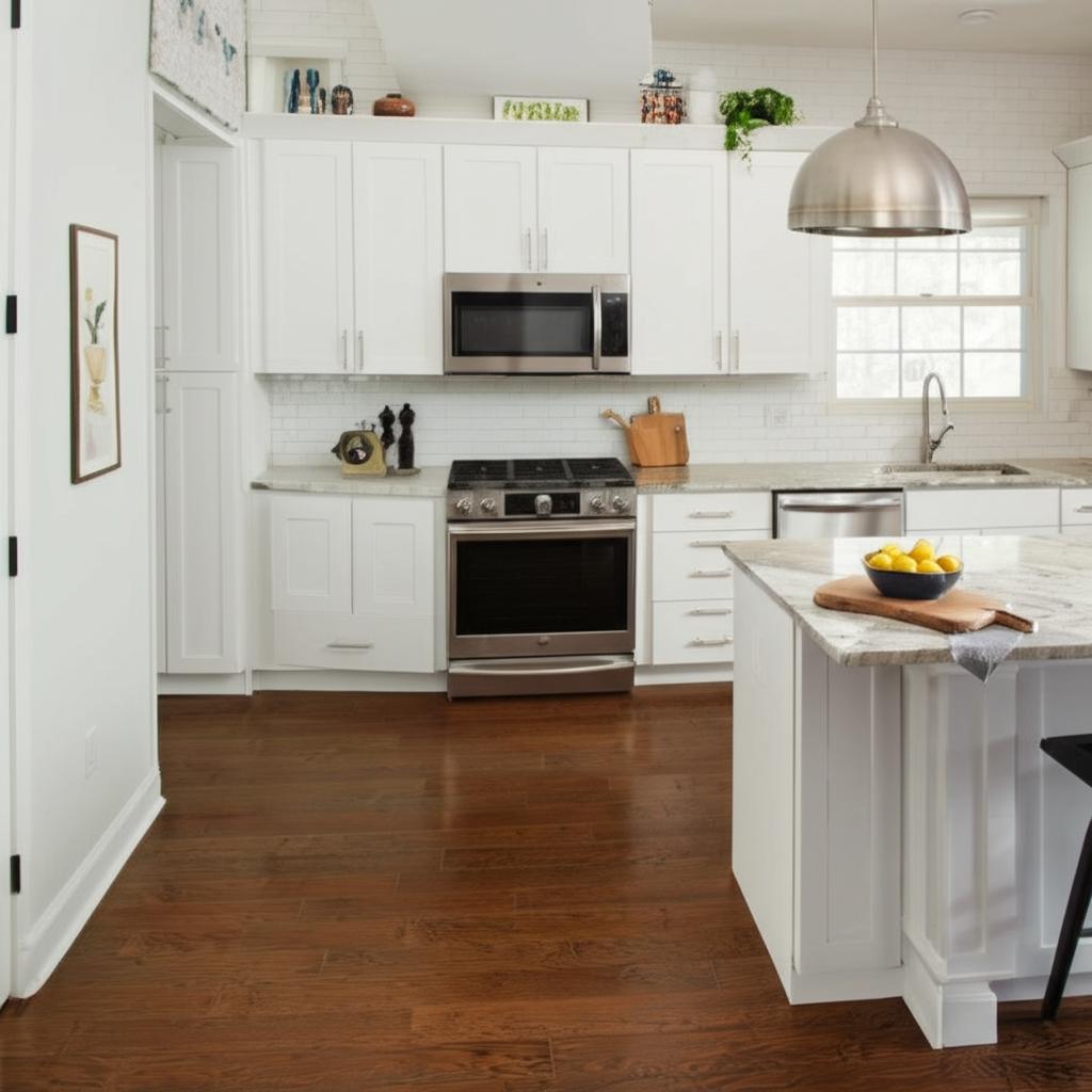 Hampton Bay Avondale Alpine White Shaker Wall Kitchen Cabinet