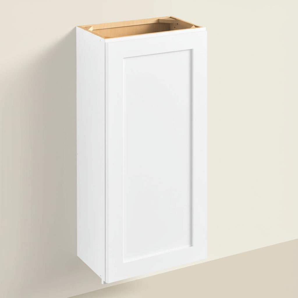 Hampton Bay Avondale Alpine White Shaker Wall Kitchen Cabinet