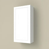 Hampton Bay Satin White Raised Panel Wall Kitchen Cabinet