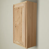 Hampton Bay Hampton 18 in. W x 12 in. D x 30 in. H Assembled Wall Kitchen Cabinet in Natural Hickory