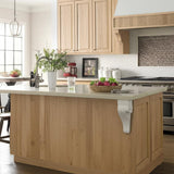 Hampton Bay Hampton 18 in. W x 12 in. D x 30 in. H Assembled Wall Kitchen Cabinet in Natural Hickory