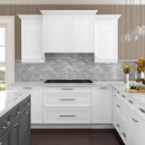 Hampton Bay Shaker 36 in. Wall Kitchen Cabinet in Satin White