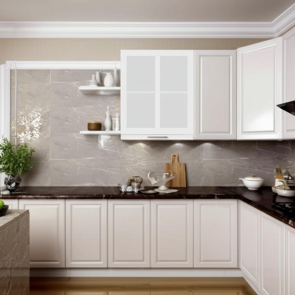 Hampton Bay Hampton 36-inch Satin White Wall Kitchen Cabinet