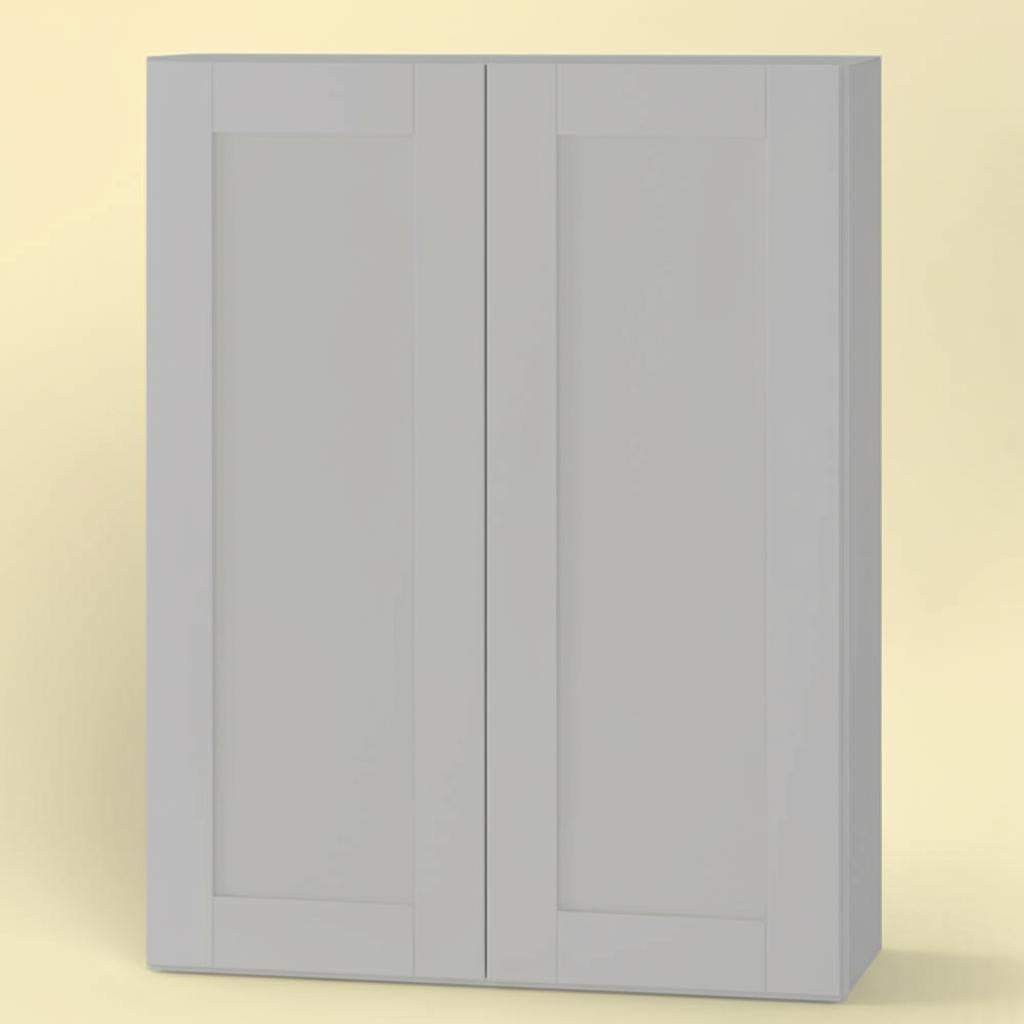 Hampton Bay Shaker Dove Gray Wall Kitchen Cabinet - 30x36x12