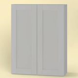 Hampton Bay Shaker Dove Gray Wall Kitchen Cabinet - 30x36x12