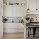 Hampton Bay Westfield Feather White Assembled Wall Kitchen Cabinet