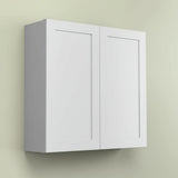 Hampton Bay Westfield Feather White Assembled Wall Kitchen Cabinet