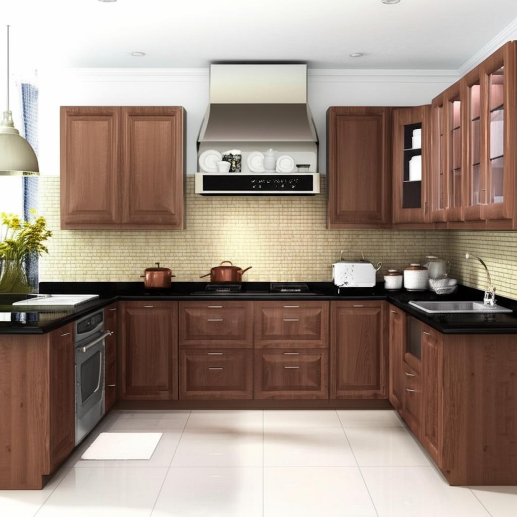 Hampton Bay Natural Hickory Wall Kitchen Cabinet - 36" x 12" x 30"