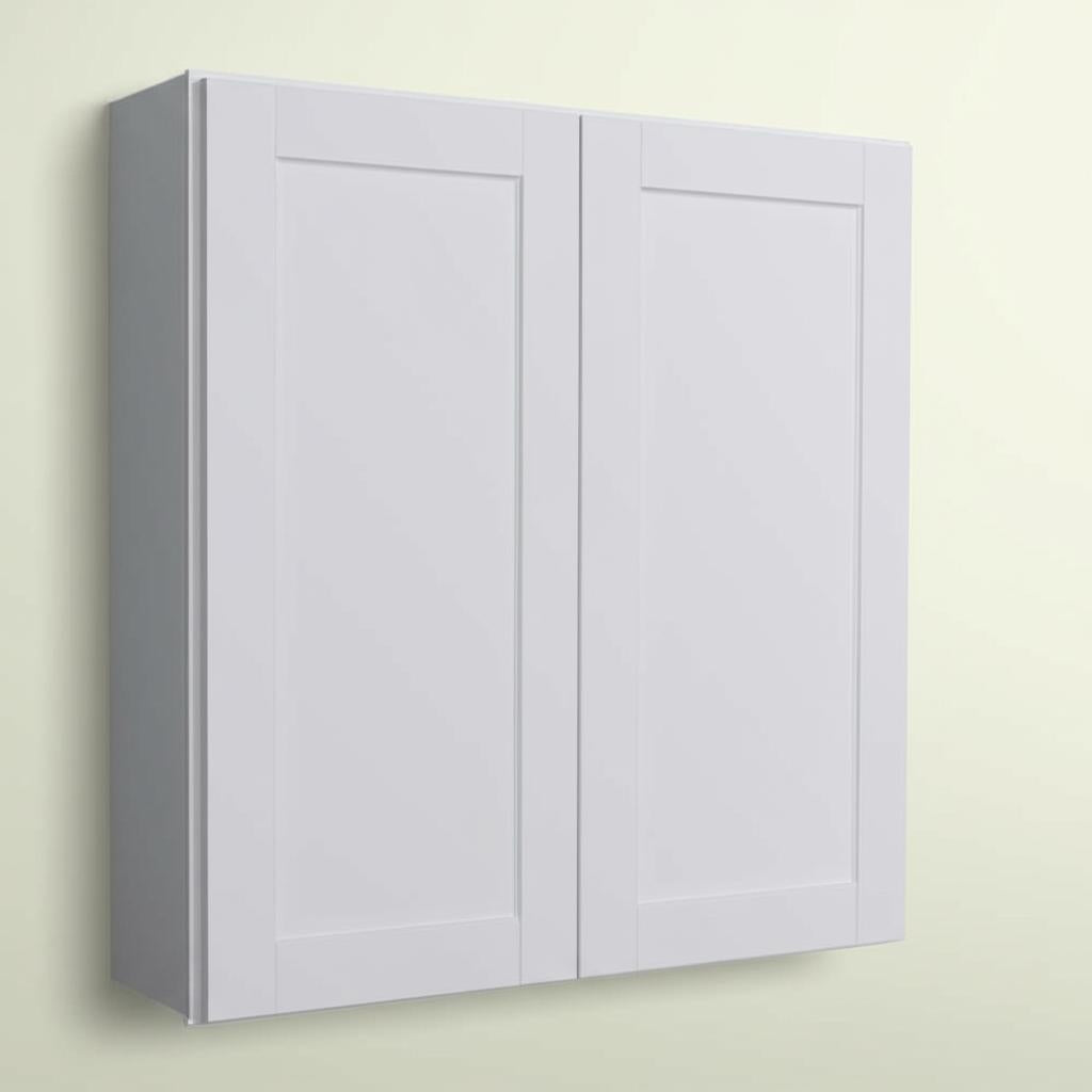 Hampton Bay Shaker Assembled Wall Kitchen Cabinet in Dove Gray