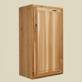 Hampton Bay Hampton 24 in. W x 12 in. D x 42 in. H Assembled Wall Kitchen Cabinet in Natural Hickory