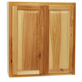Hampton Bay Natural Hickory Wall Kitchen Cabinet - 27" W x 12" D x 30" H