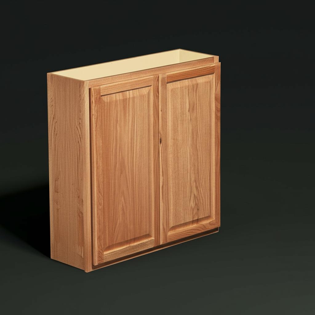 Hampton Bay Hampton 36-inch Medium Oak Wall Kitchen Cabinet