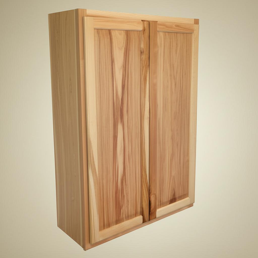 Hampton Bay Hampton 30 in. Natural Hickory Wall Kitchen Cabinet