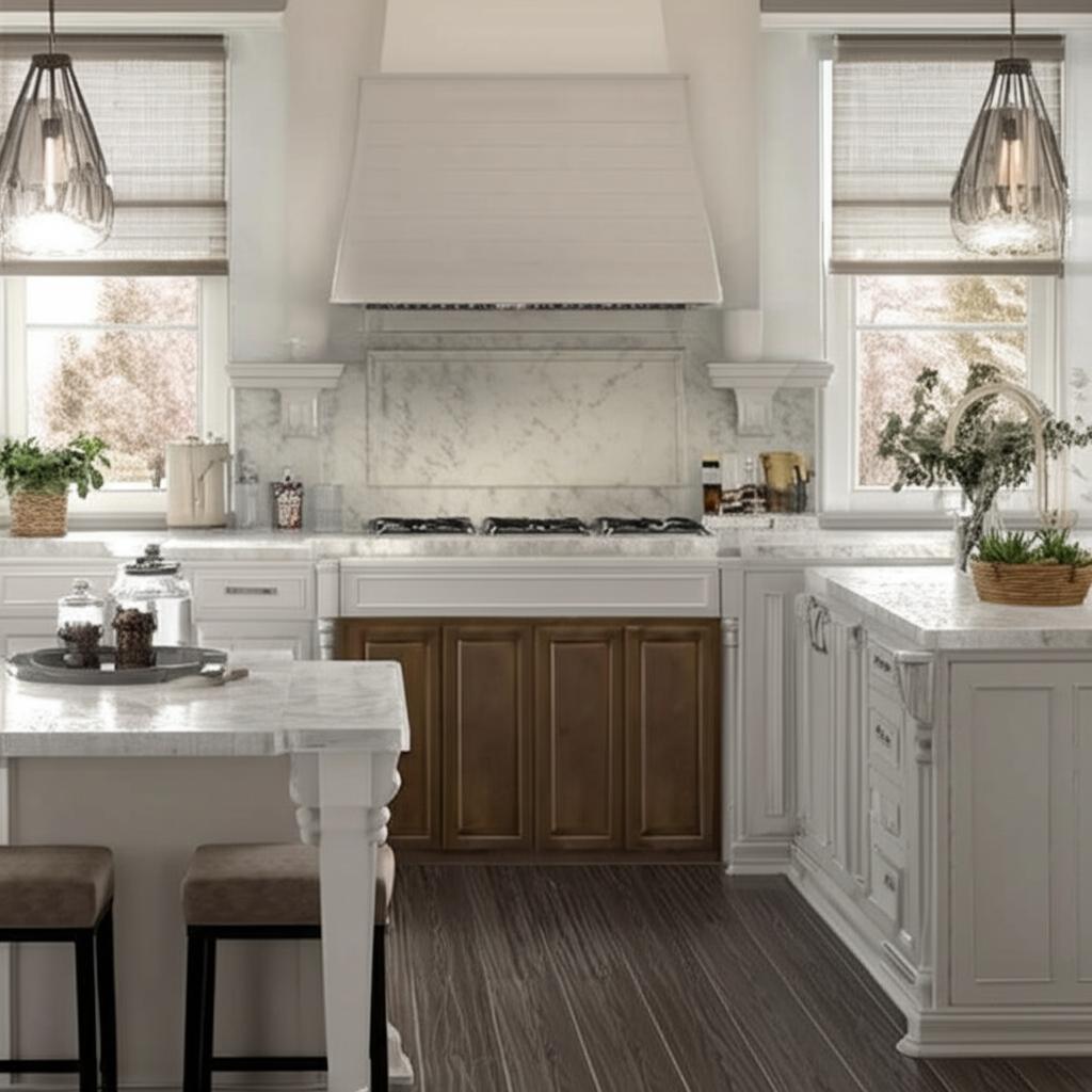 Hampton Bay 30" Wall Kitchen Cabinet in Cognac