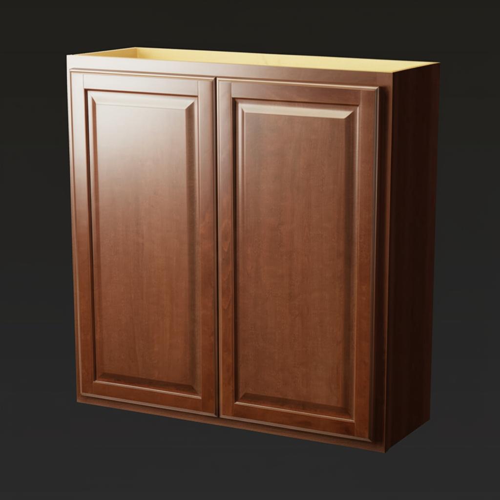 Hampton Bay Hampton 36 in. Wall Kitchen Cabinet in Cognac