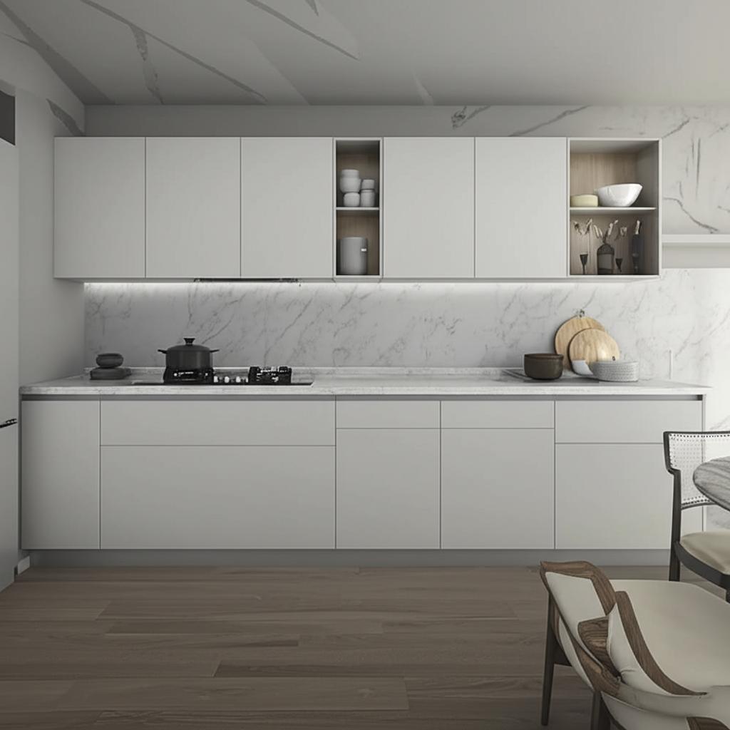 Hampton Bay Designer Series Edgeley Assembled Wall Kitchen Cabinet in White