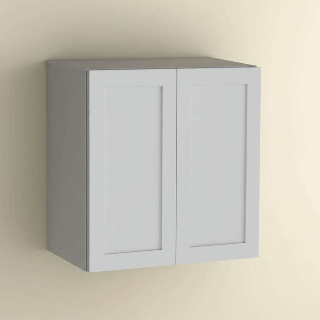 Hampton Bay Cambridge Gray Shaker Wall Kitchen Cabinet 30x12.5x30