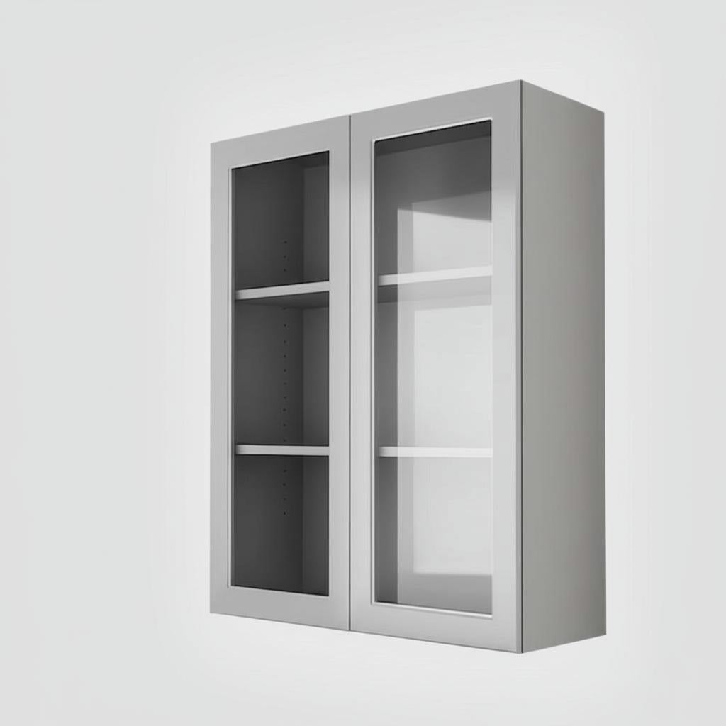 Hampton Bay Designer Series Melvern Wall Kitchen Cabinet in Heron Gray