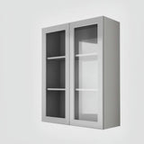 Hampton Bay Designer Series Melvern Wall Kitchen Cabinet in Heron Gray
