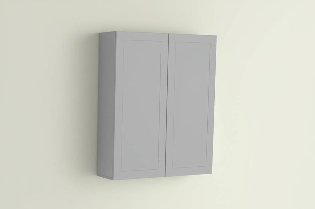 Hampton Bay Cambridge Gray Shaker Assembled Wall Kitchen Cabinet 36x12.5x42