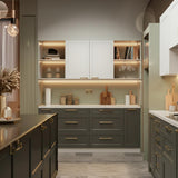 Hampton Bay Designer Series Melvern Wall Kitchen Cabinet, 36x36x12 in, White