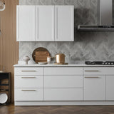 Hampton Bay Designer Series Melvern Assembled Wall Kitchen Cabinet in White