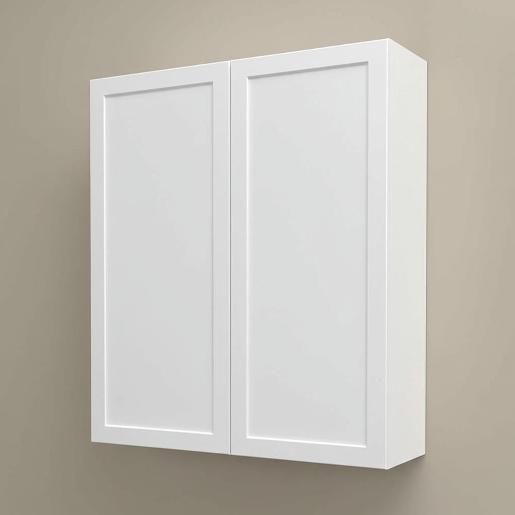 Hampton Bay Designer Series Melvern Assembled Wall Kitchen Cabinet in White