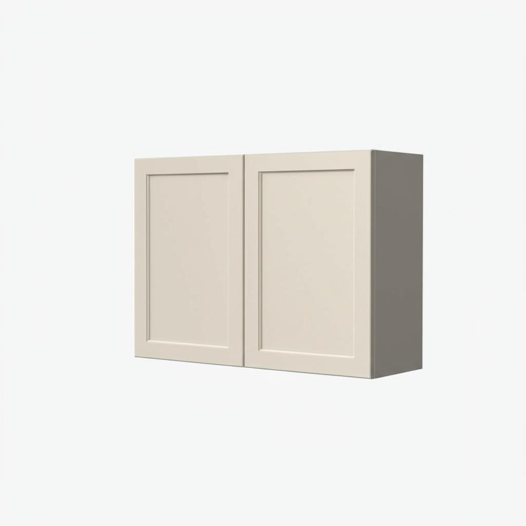Hampton Bay Designer Series Melvern Shaker Wall Kitchen Cabinet in Cloud