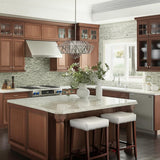 Hampton Bay Hampton 18x36 Wall Kitchen Cabinet in Medium Oak
