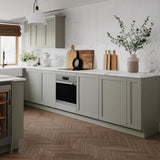 Hampton Bay Westfield Dusk Gray Shaker Wall Kitchen Cabinet - 18" W x 12" D x 30" H