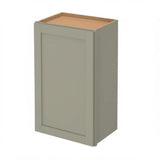 Hampton Bay Westfield Dusk Gray Shaker Wall Kitchen Cabinet - 18" W x 12" D x 30" H