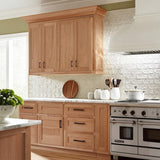 Hampton Bay Hampton Assembled Wall Kitchen Cabinet in Medium Oak