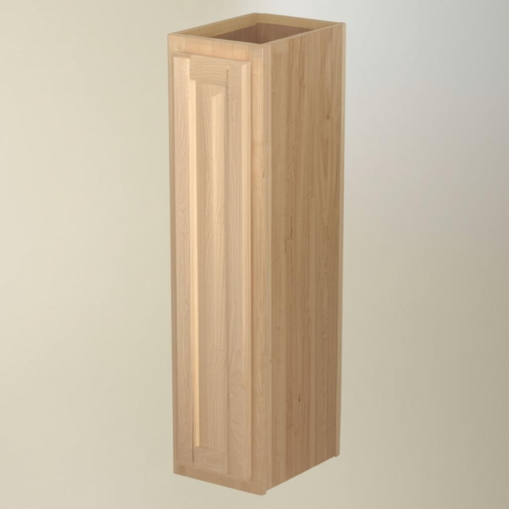 Hampton Bay Natural Hickory Wall Kitchen Cabinet - 9" W x 12" D x 36" H