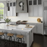 Hampton Bay Avondale 15x36 Dove Gray Shaker Wall Kitchen Cabinet