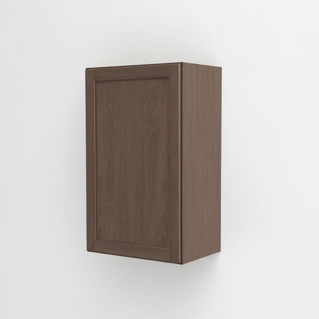 Hampton Bay Shaker Wall Kitchen Cabinet in Brindle - 18" W x 12" D x 30" H