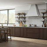 Hampton Bay Shaker Wall Kitchen Cabinet in Brindle - 18" W x 12" D x 30" H