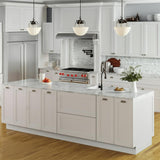 Hampton Bay Avondale 42" Alpine White Shaker Wall Kitchen Cabinet