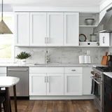 Hampton Bay Avondale Shaker Wall Kitchen Cabinet in Alpine White